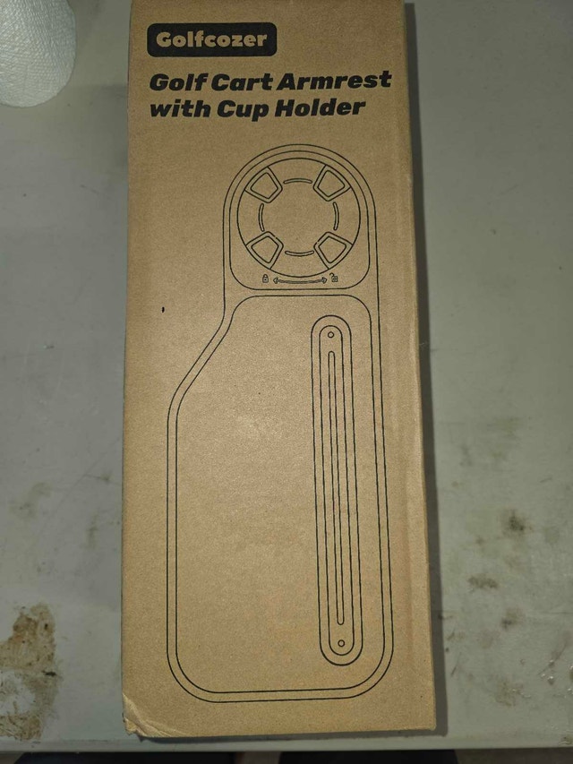 Golfcozer Golf Cart Armrest with Cup Holder - photo 3