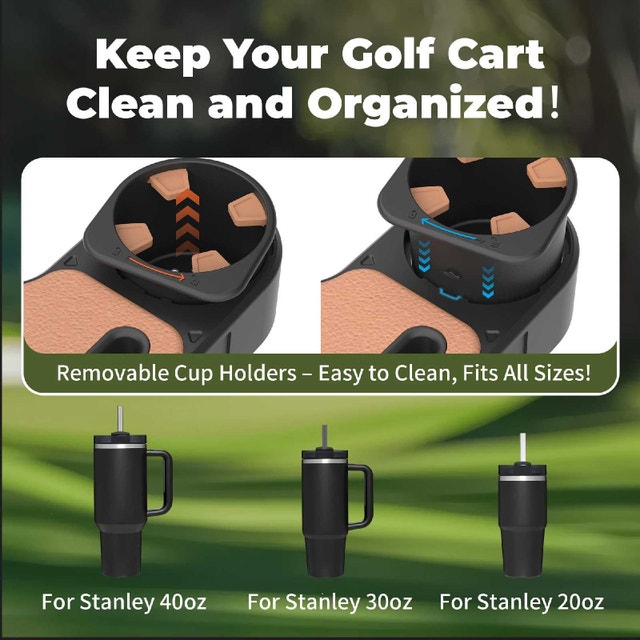 Golfcozer Golf Cart Armrest with Cup Holder - photo 4