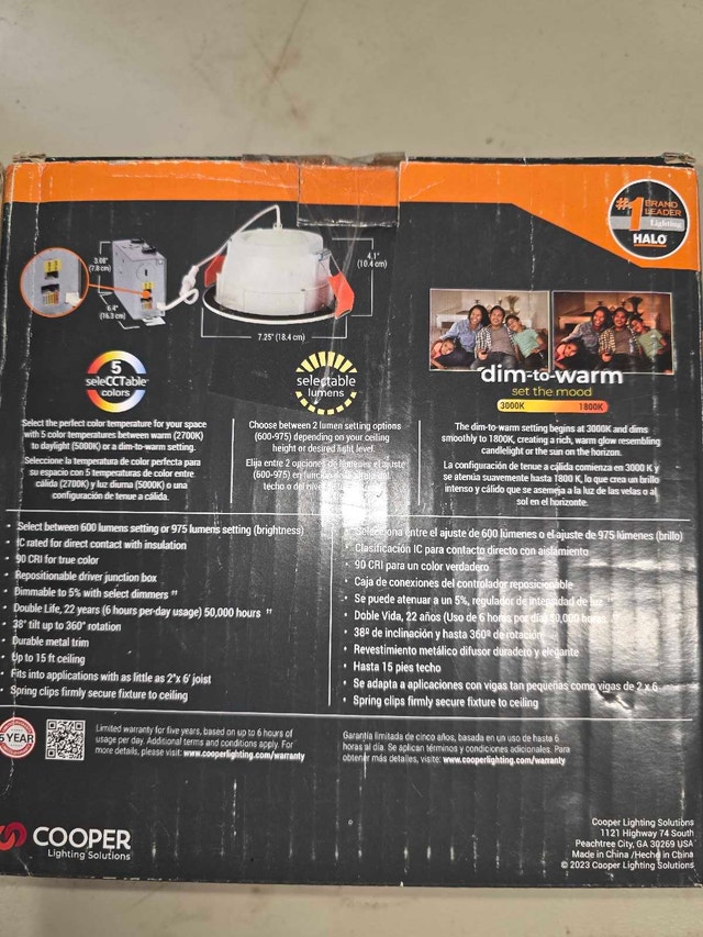 Halo 6 inch Canless Recessed Downlight - photo 2