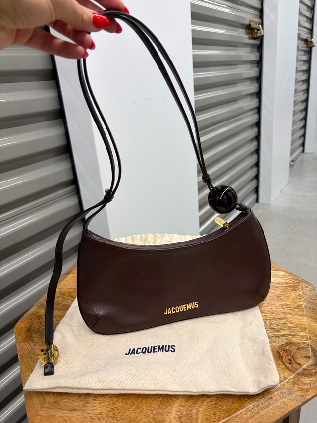 Jacquemus Medium Brown Le Bisou Perle Bag
