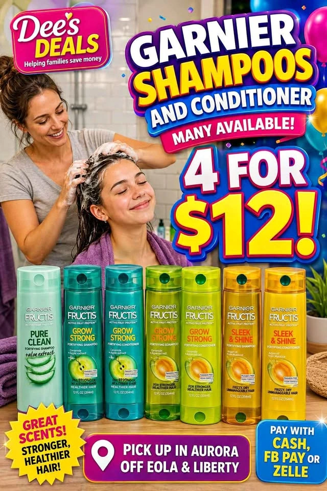 Garnier Fructis Bundle ONLY $12