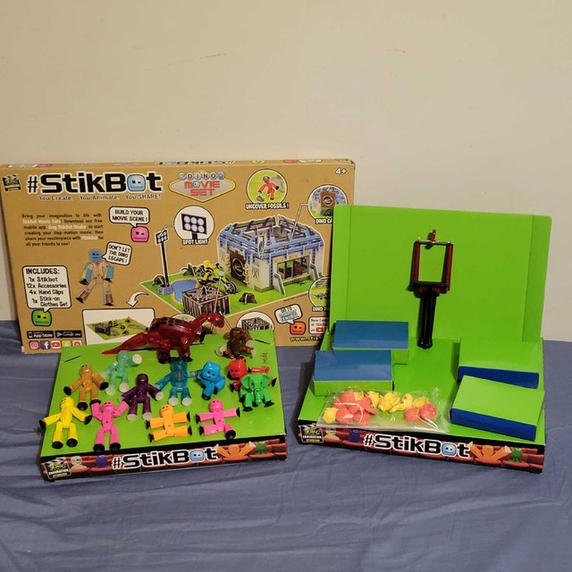 Stikbots Large Lot Playsets Figures Accessories Toys