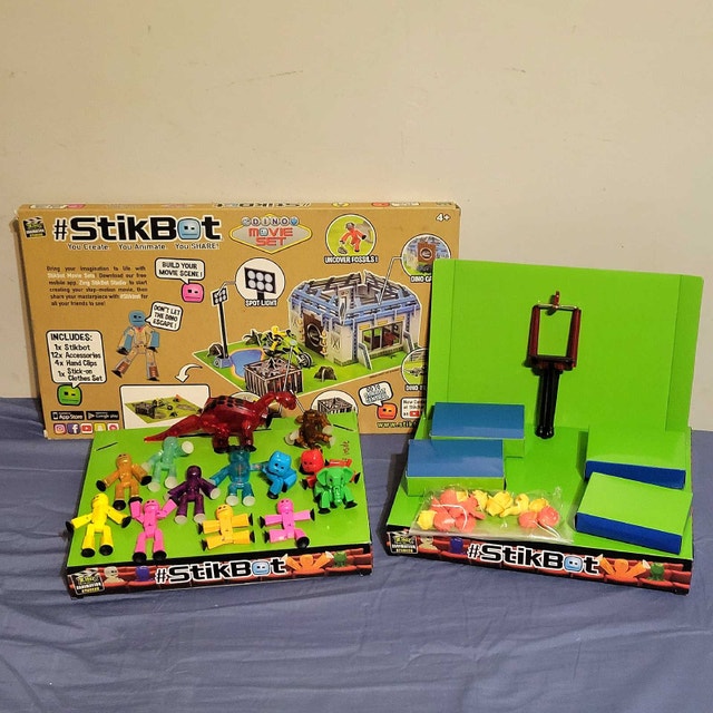 Stikbots Large Lot Playsets Figures Accessories Toys - photo 2