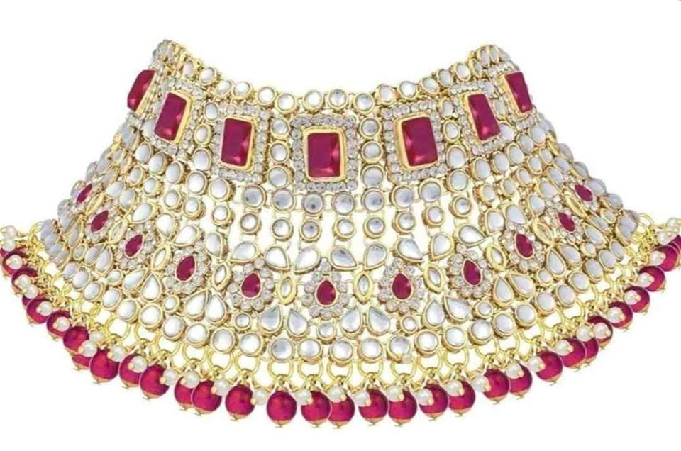 Aheli Indian Traditional Bridal Jewelry Set - photo 5