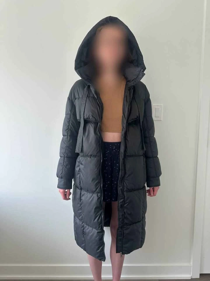 Black Warm Winter Coat - photo 3
