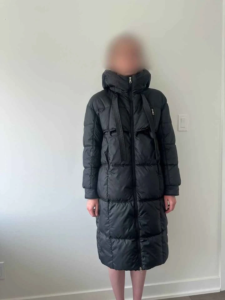 Black Warm Winter Coat - photo 4