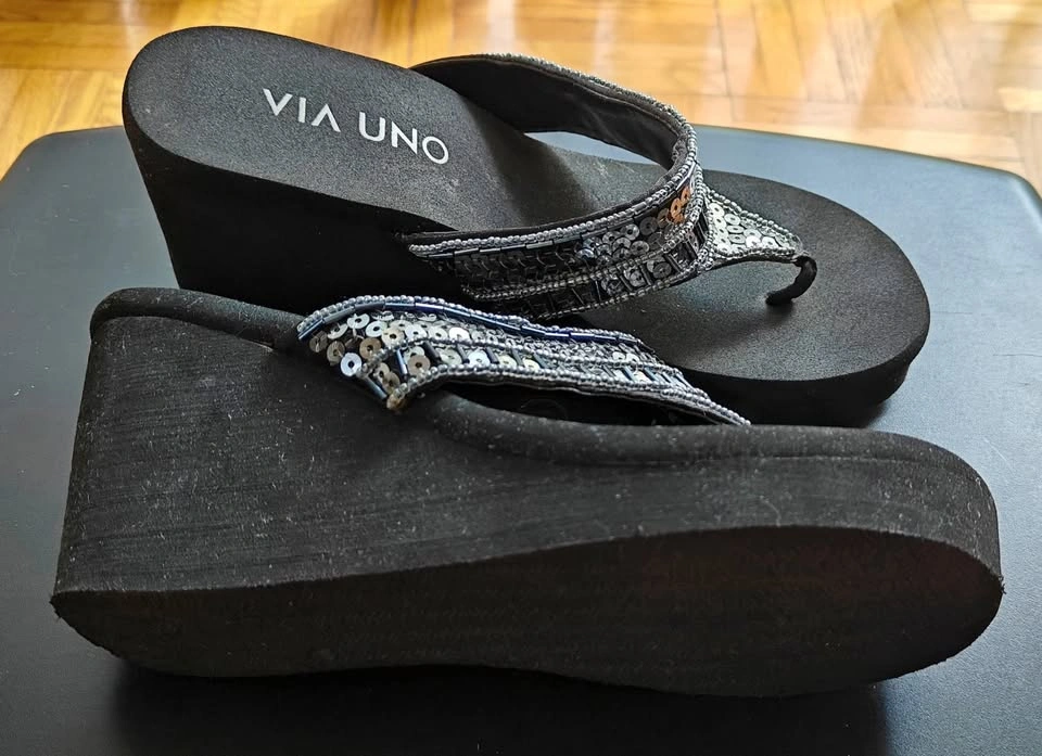 Black Sandals - Via Uno Women 5.5 - photo 4