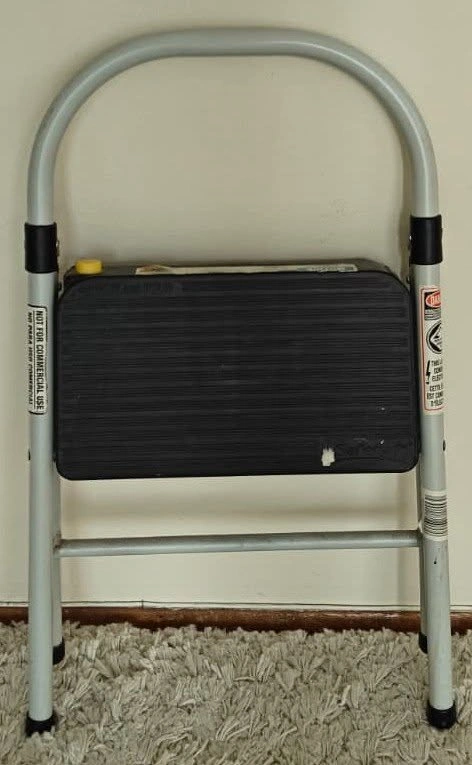 1-Step Steel Folding Step Stool - photo 2
