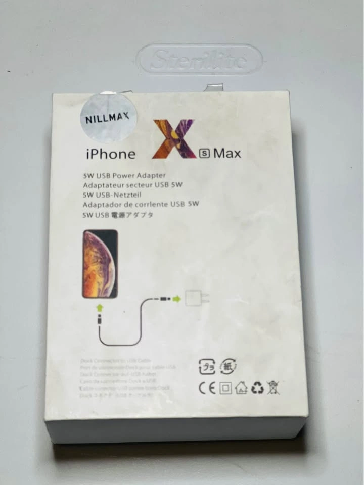 Nillmax iPhone XS Max 5W USB Power Adapter and Lightning Cable - photo 2
