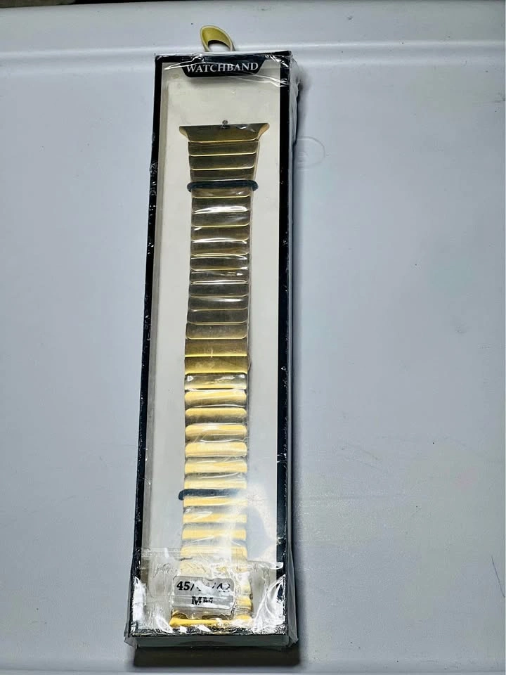 Gold Metal Link Watchband for 42/44/45mm