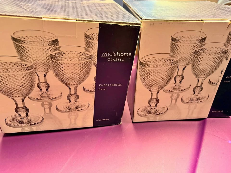 WholeHome Classic Fractal Goblets (8pcs)