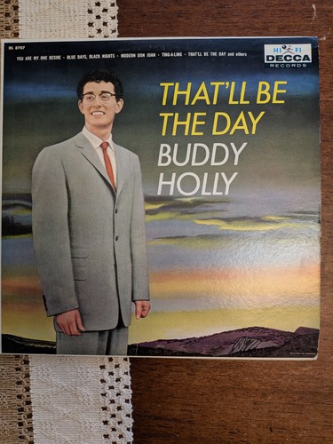 Buddy Holly That'll Be The Day LP Decca DL 8707 1958 Mono