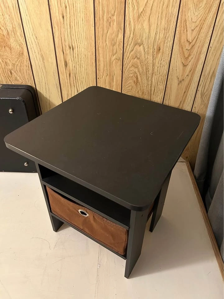 Small black nightstand - photo 2