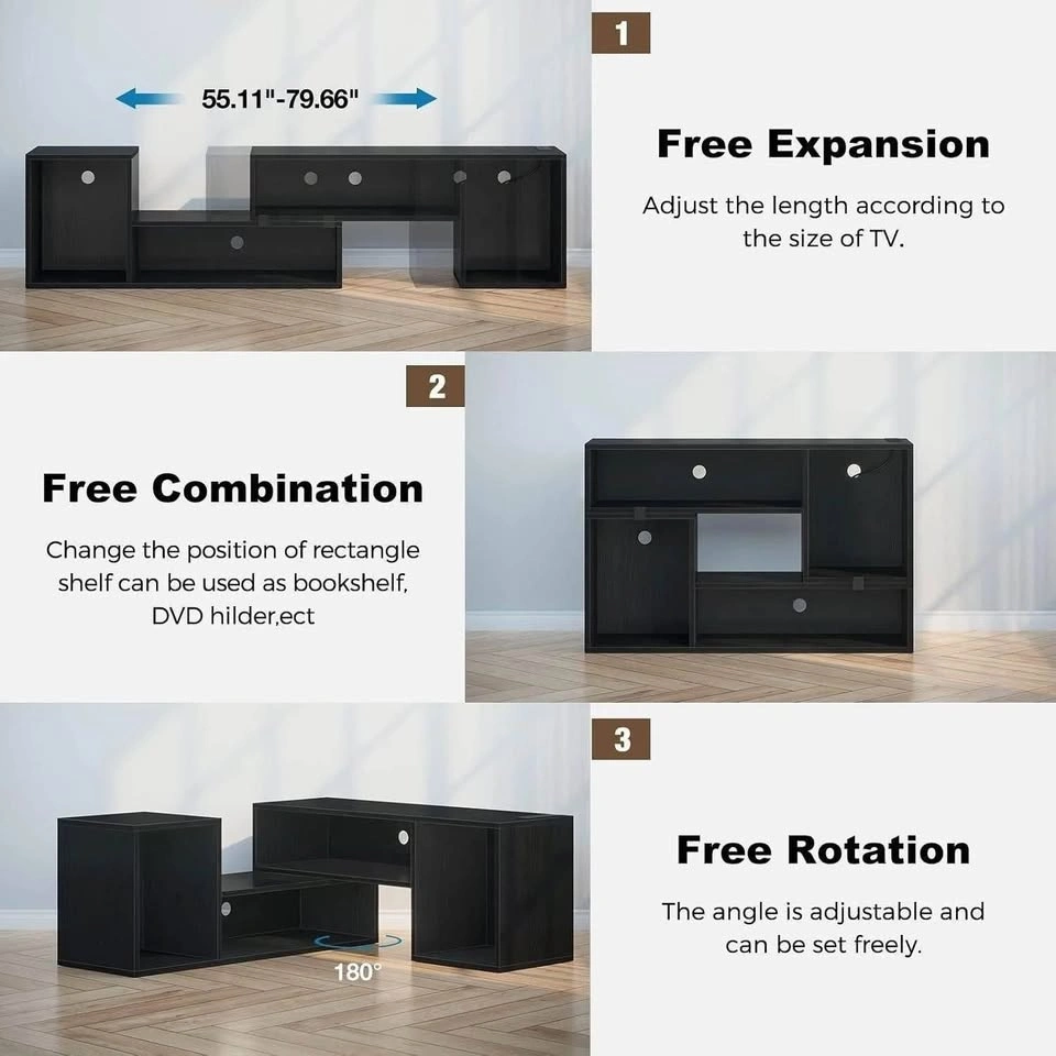 Modern Expandable LED TV Stand - photo 3