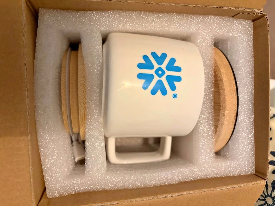 Mug Warmer with 8oz Ceramic Mug