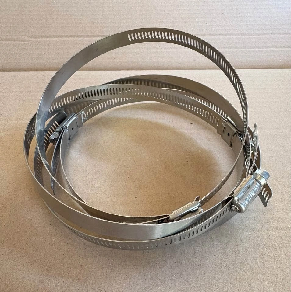 4 pcs. Breeze 316 Stainless Steel Hose Clamps - photo 2