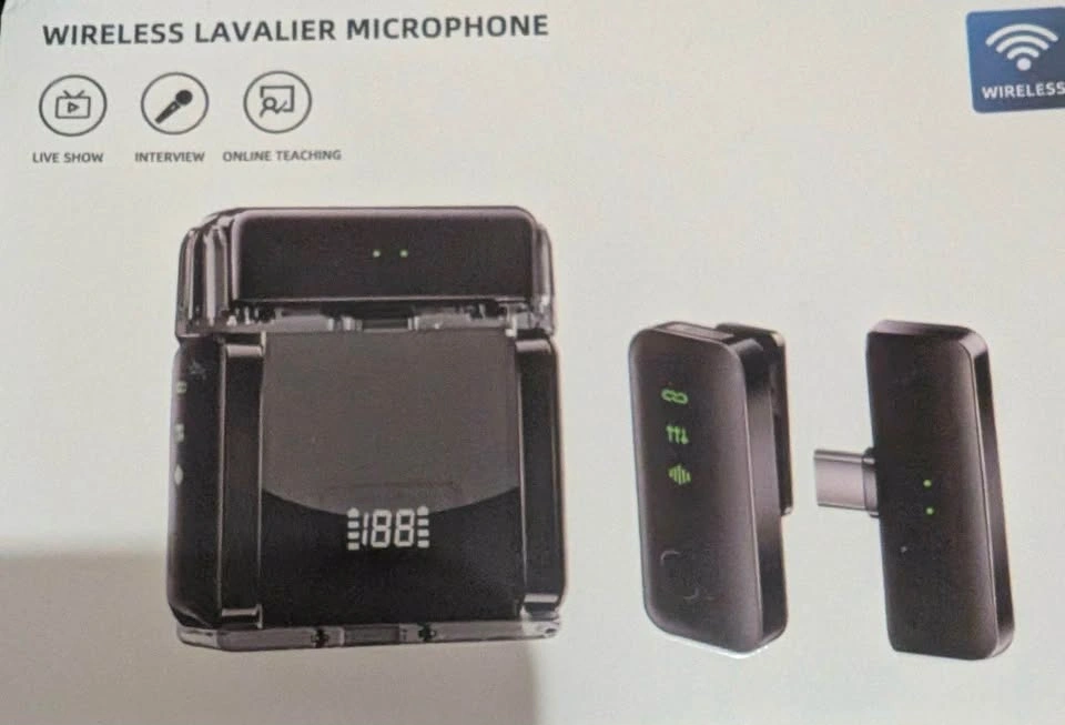 Wireless Lavalier Microphone New - photo 4