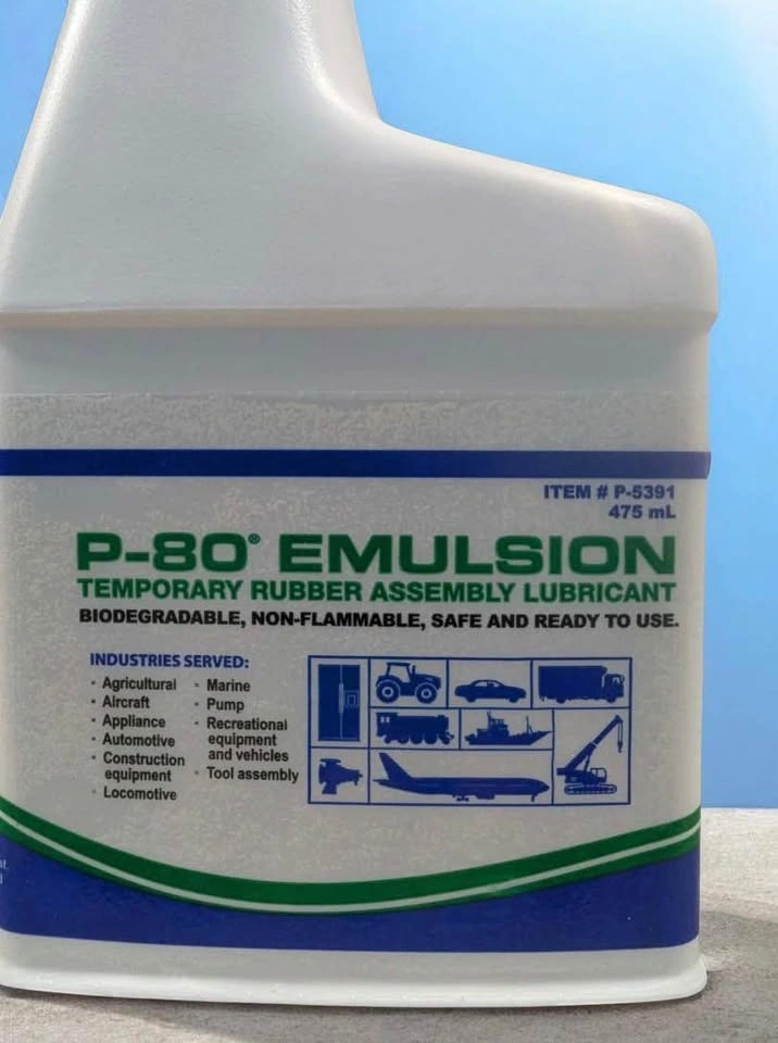 P-80 Emulsion Temporary Rubber Assembly Lubricant New - photo 3