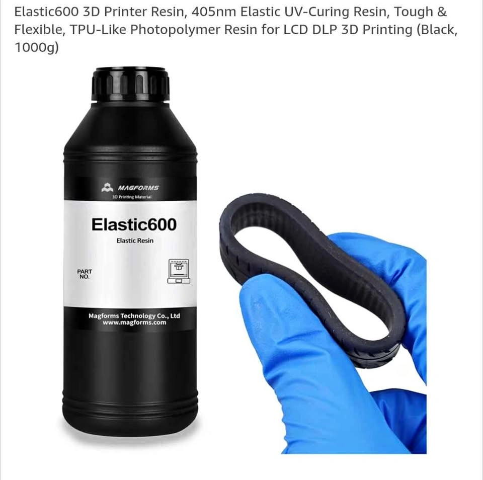 Elastic 3D Printer Resin - New (500g)