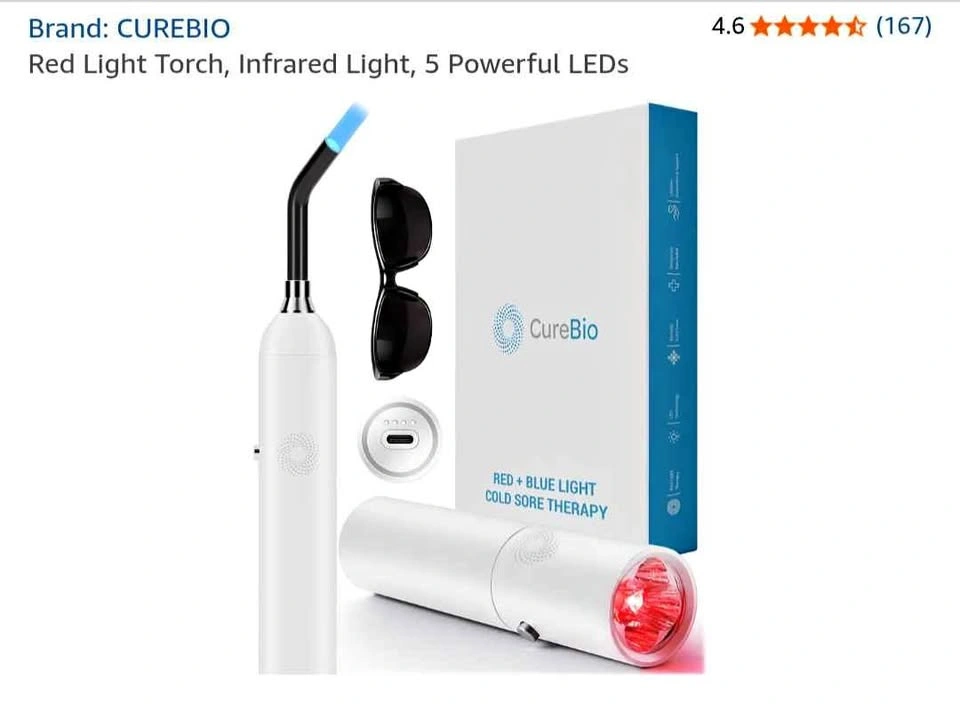 Red Light Therapy Flashlight - New