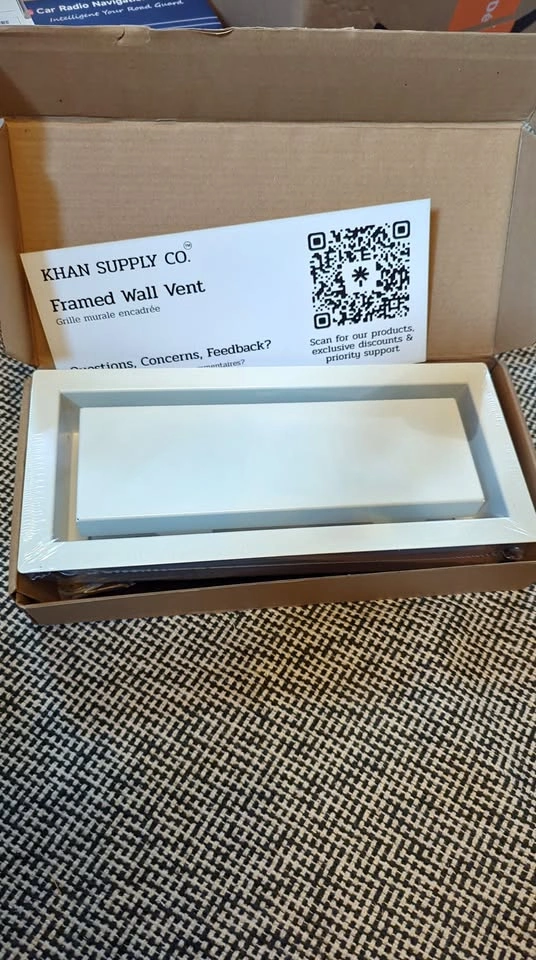 4x10 Framed Wall Vent