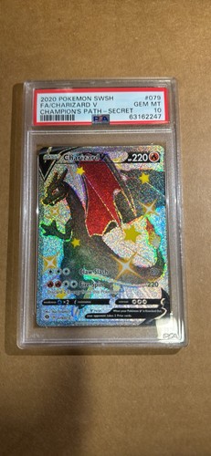 2020 Pokemon SWSH #079 Charizard V Champions Path PSA 10