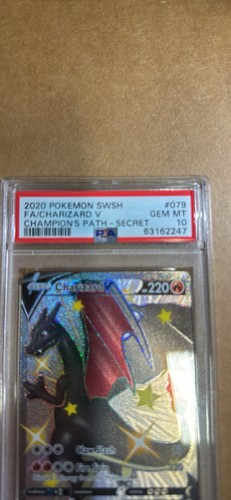 2020 Pokemon SWSH #079 Charizard V Champions Path PSA 10 - photo 2