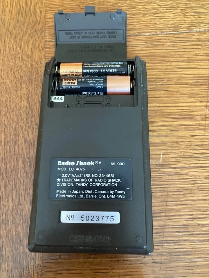 Vintage RARE Radio Shack EC-4075 Hex/Time Calculator (Tested & W - photo 2