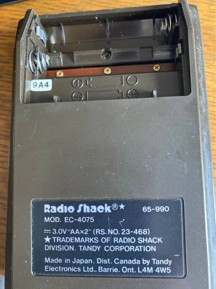 Vintage RARE Radio Shack EC-4075 Hex/Time Calculator (Tested & W - photo 3