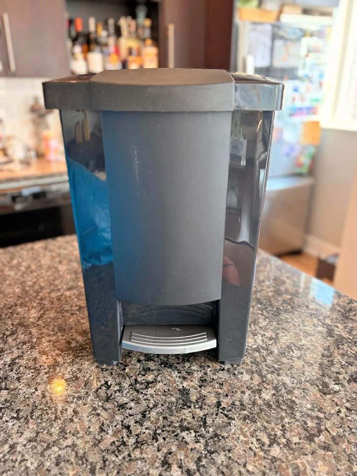 Slim Step-On Garbage Bin with Removable Inner Bin – $15
