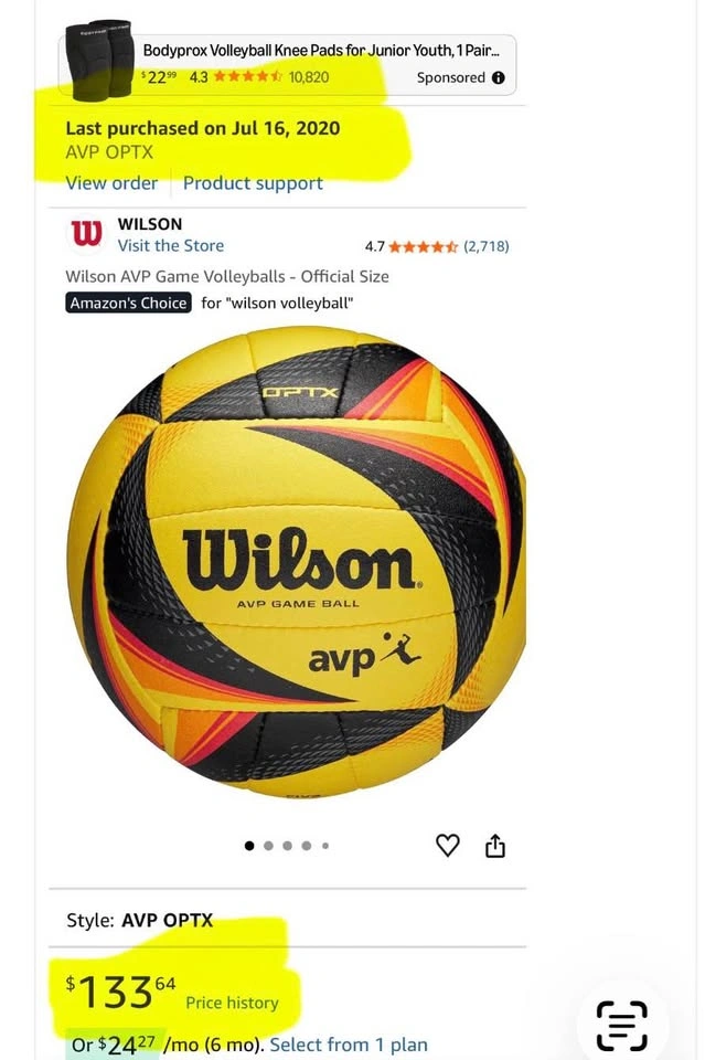 Wilson AVP OPTX Official Game Volleyball – Never Used – $55 - photo 5