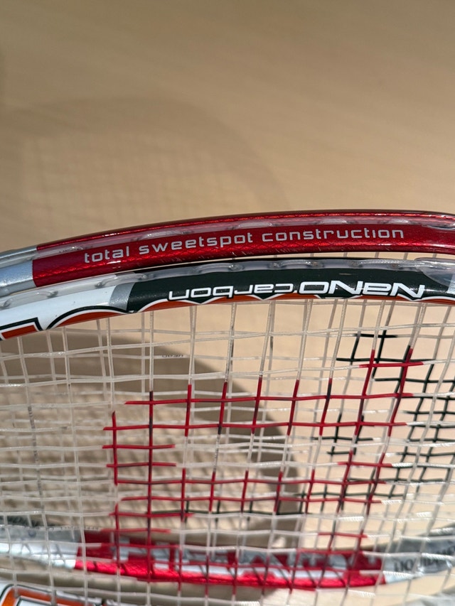 Head Liquidmetal Prestige and Wilson Nano Carbon Squash Rackets - photo 3