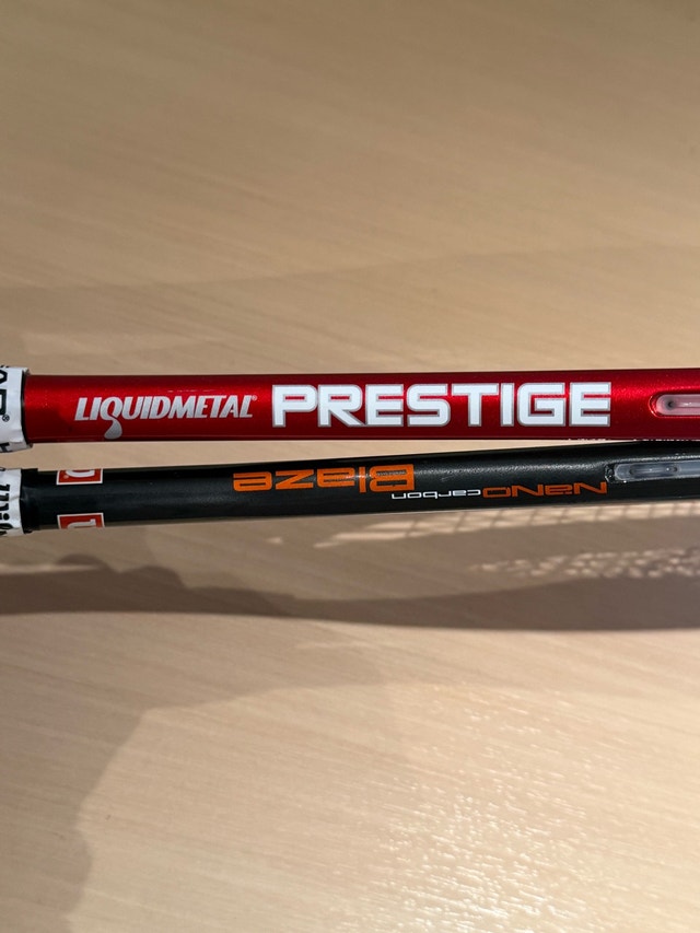 Head Liquidmetal Prestige and Wilson Nano Carbon Squash Rackets - photo 4