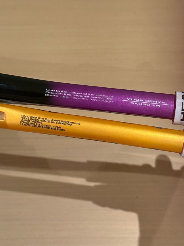 Prince Lumina and Head Squash Racquets - photo 5