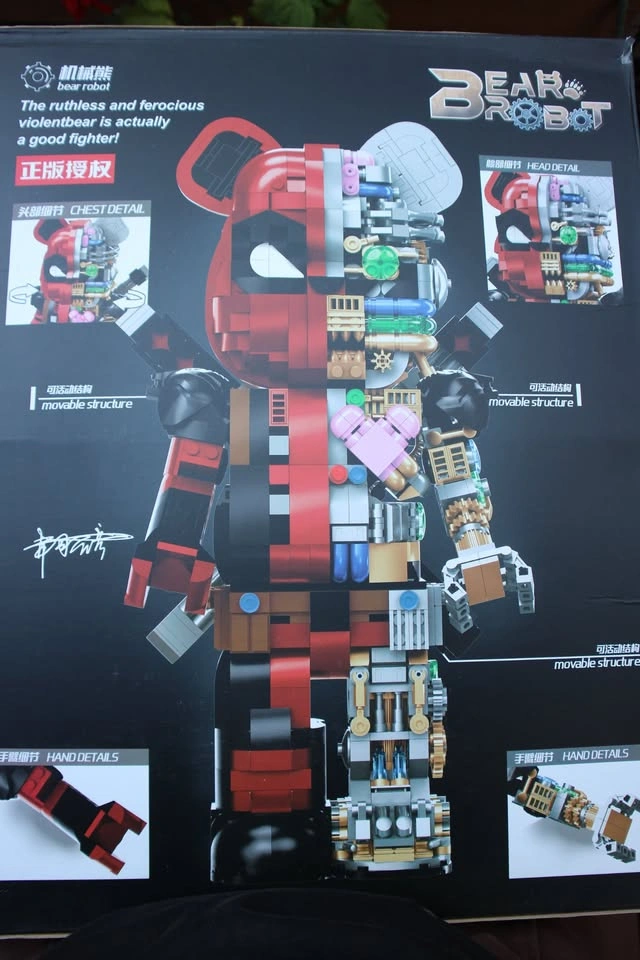 Deadpool Lego Bearbrick - photo 2