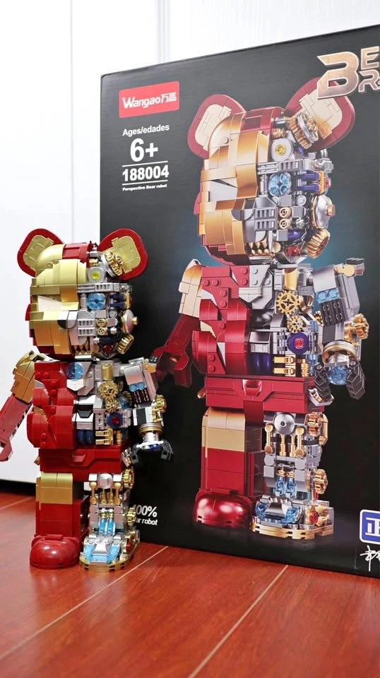 Ironman Bearbrick Lego