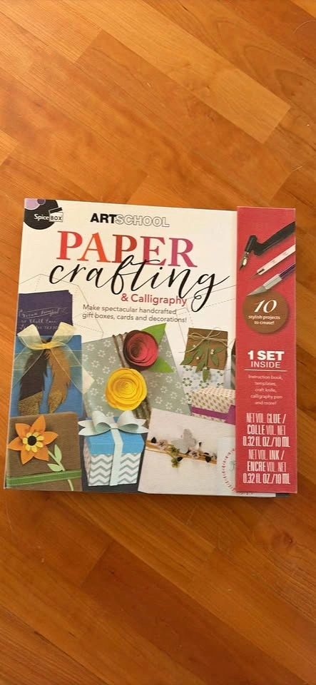NEW Spice box Paper Crafting and Calligraphy Set Artschool