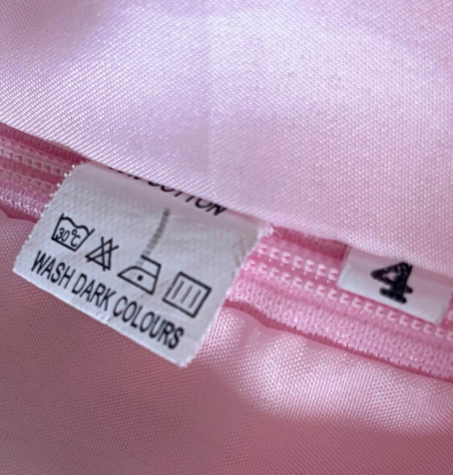 Girls Pink Heart Tulle Party Dress Size 4 - photo 3