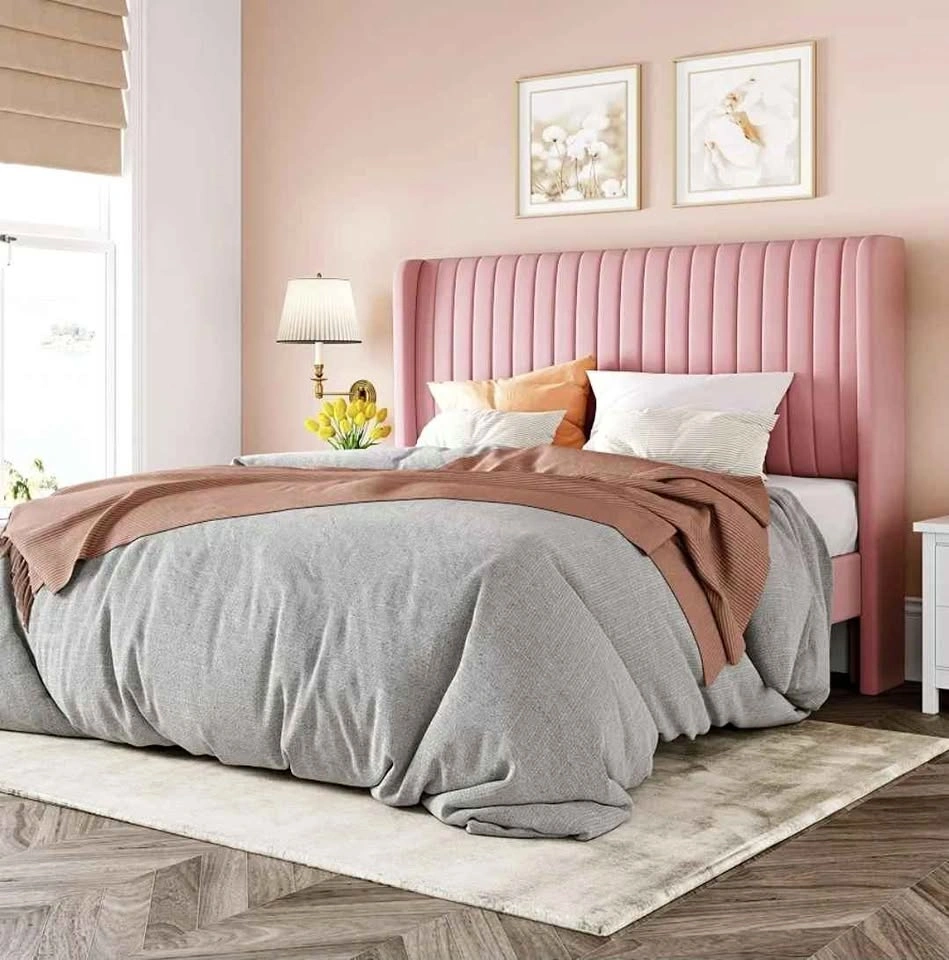 Full Size Velvet Bed Frame Brand New