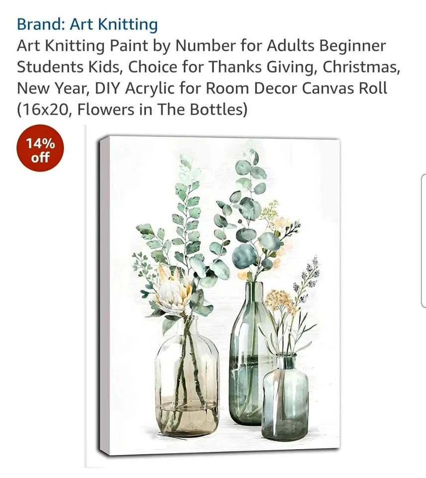 Wall Art with Paint Kit