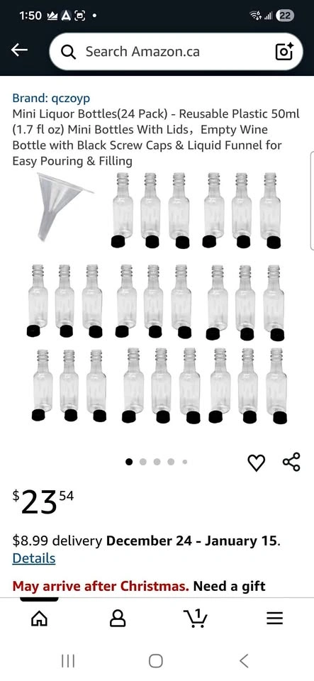 Brand New Mini Liquor Bottles
