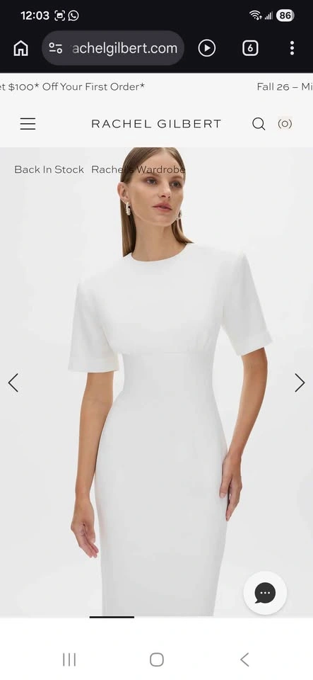 White Bodycon Dress still with its tag - photo 3