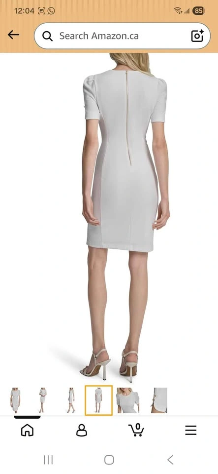 White Bodycon Dress still with its tag - photo 5