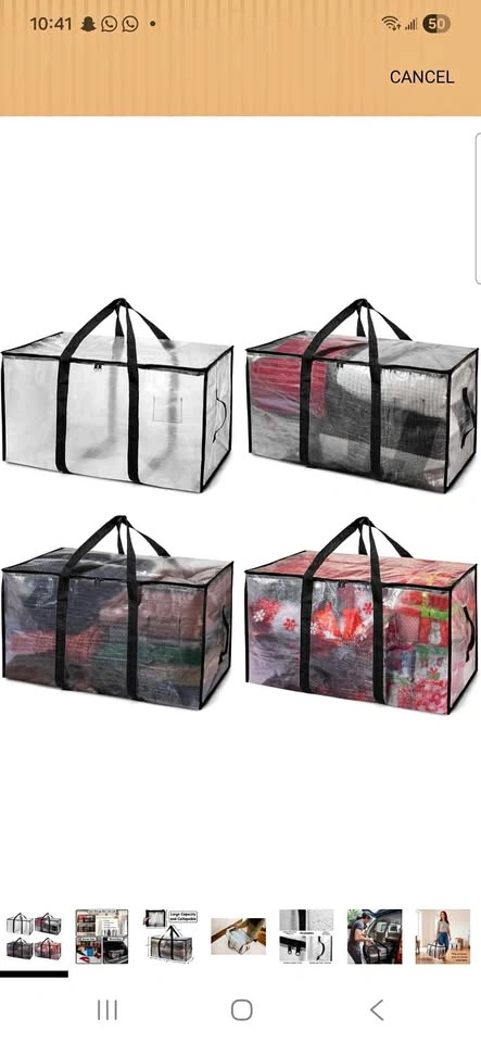 Clear Moving Bags Brand new