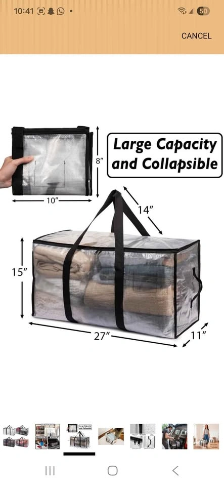 Clear Moving Bags Brand new - photo 3