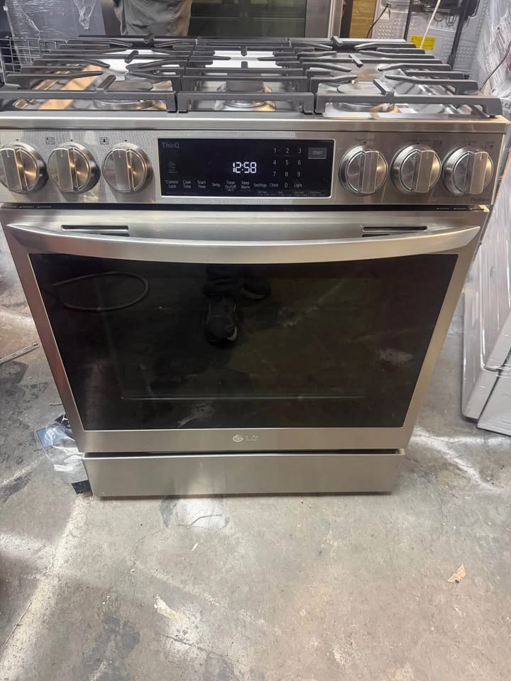 LG ThinQ ProBake Gas Range 5 Burners 30 wide - photo 2