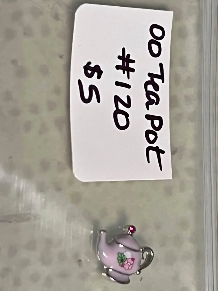 Origami Owl Charm Tea Pot 1 thumbnail