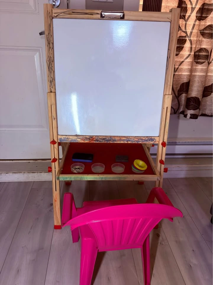 Wooden Double-Sided Kids Art Easel - photo 4