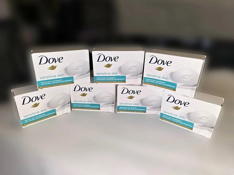 New in Box Dove Sensitive Skin Soap Bars