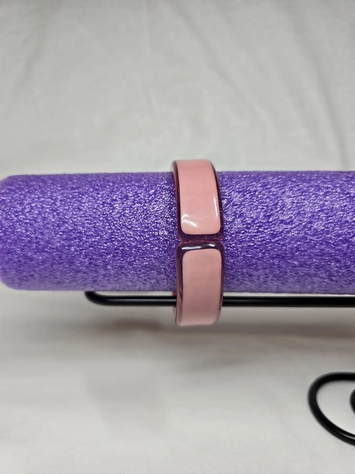 New Pink Acrylic Bangle Bracelet